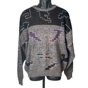 Koman VINTAGE XL Abstract Sweater